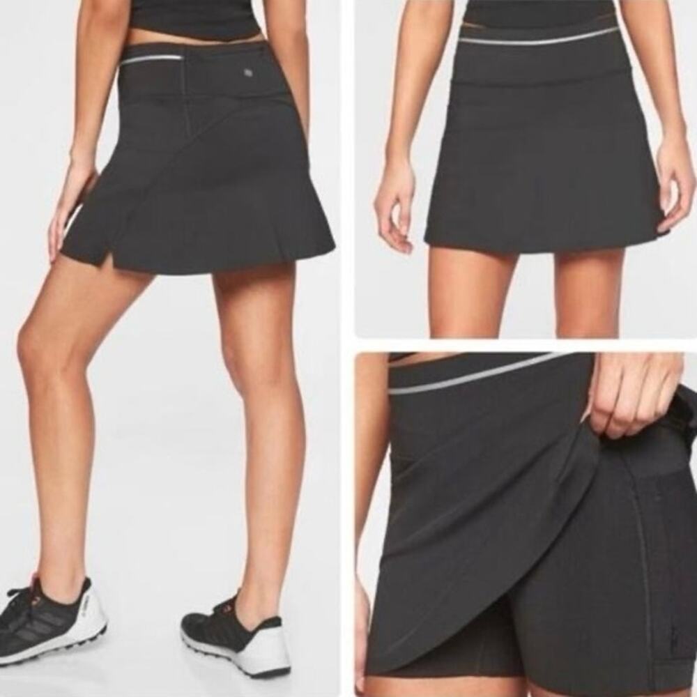Athleta Sonic Skirt Skort Green Gray Women’s - Size L
